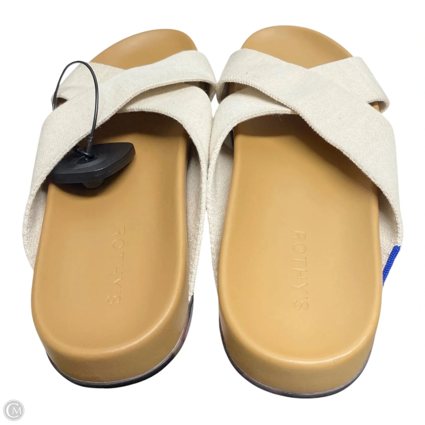 Sandals Flats By Rothys In Brown & Cream, Size: 9.5