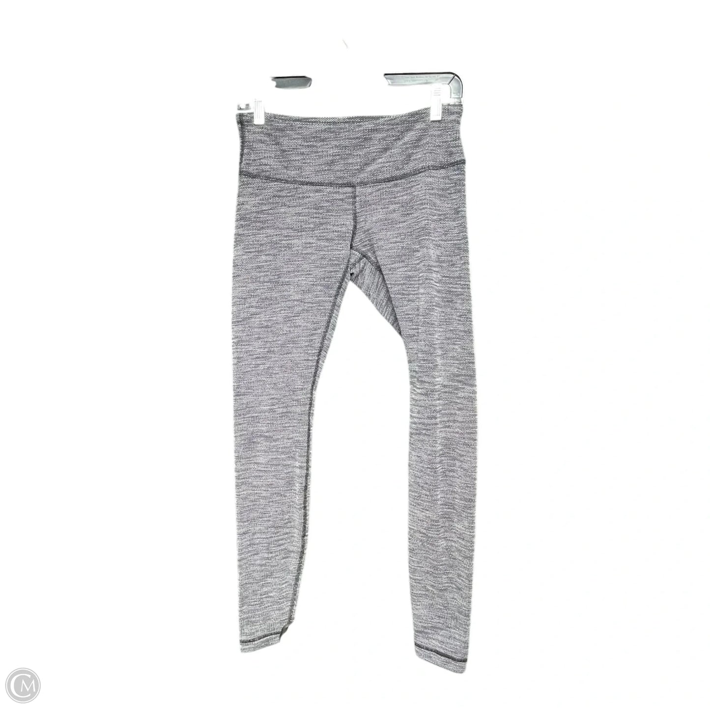 Athletic Leggings By Lululemon In Grey & White, Size: 6