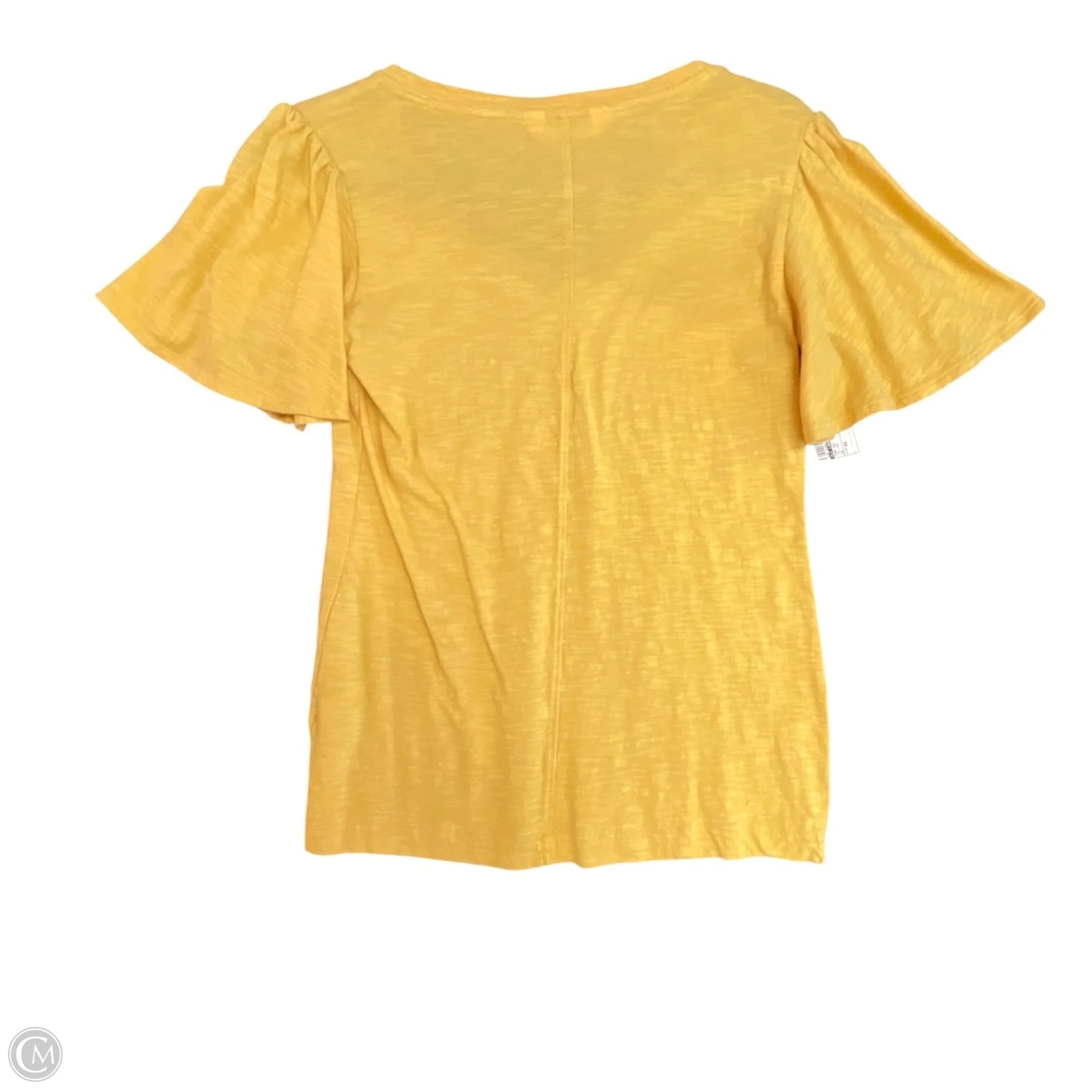 Top Short Sleeve By Lc Lauren Conrad In Yellow, Size: Xs