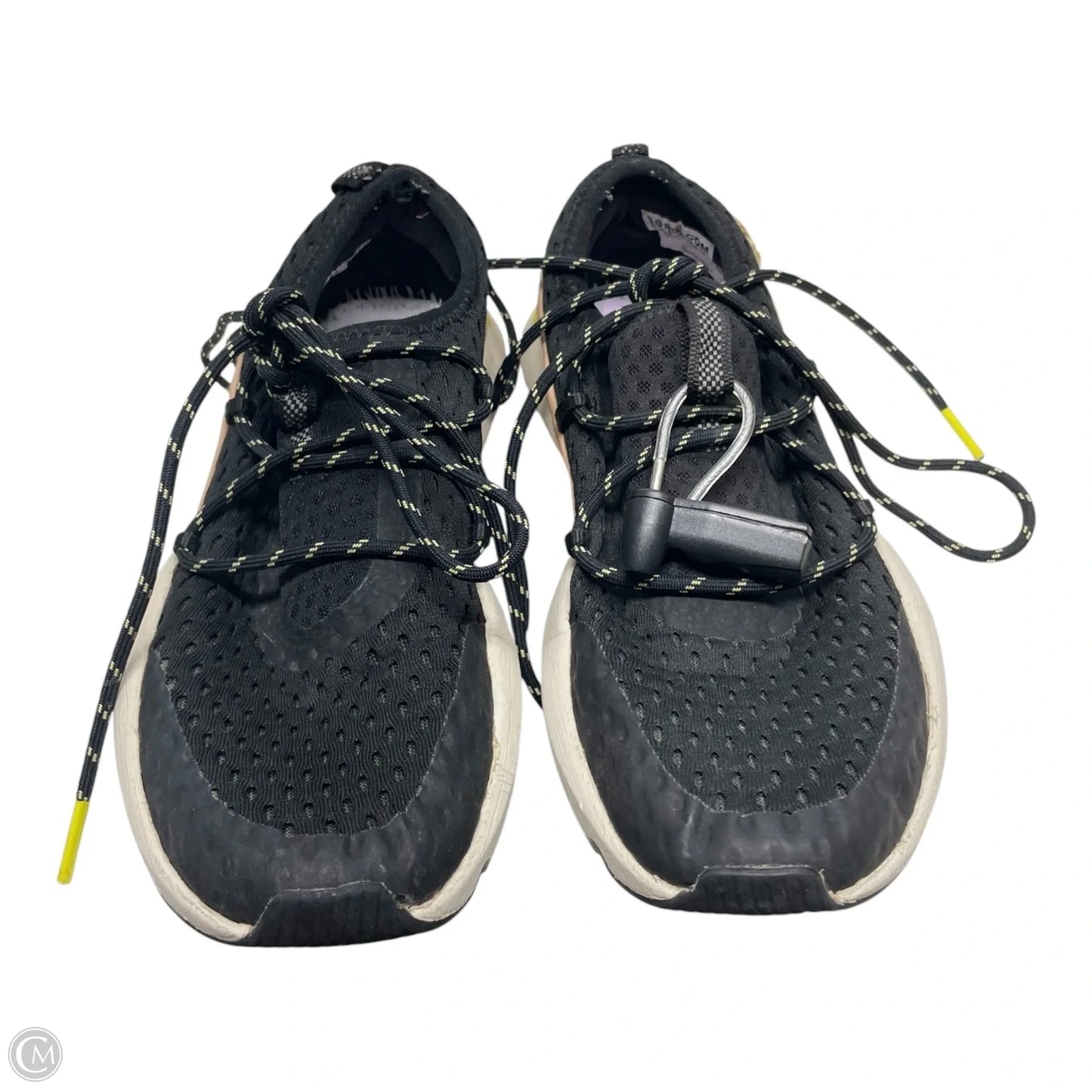 Shoes Athletic By Sorel In Black & Yellow, Size: 6.5