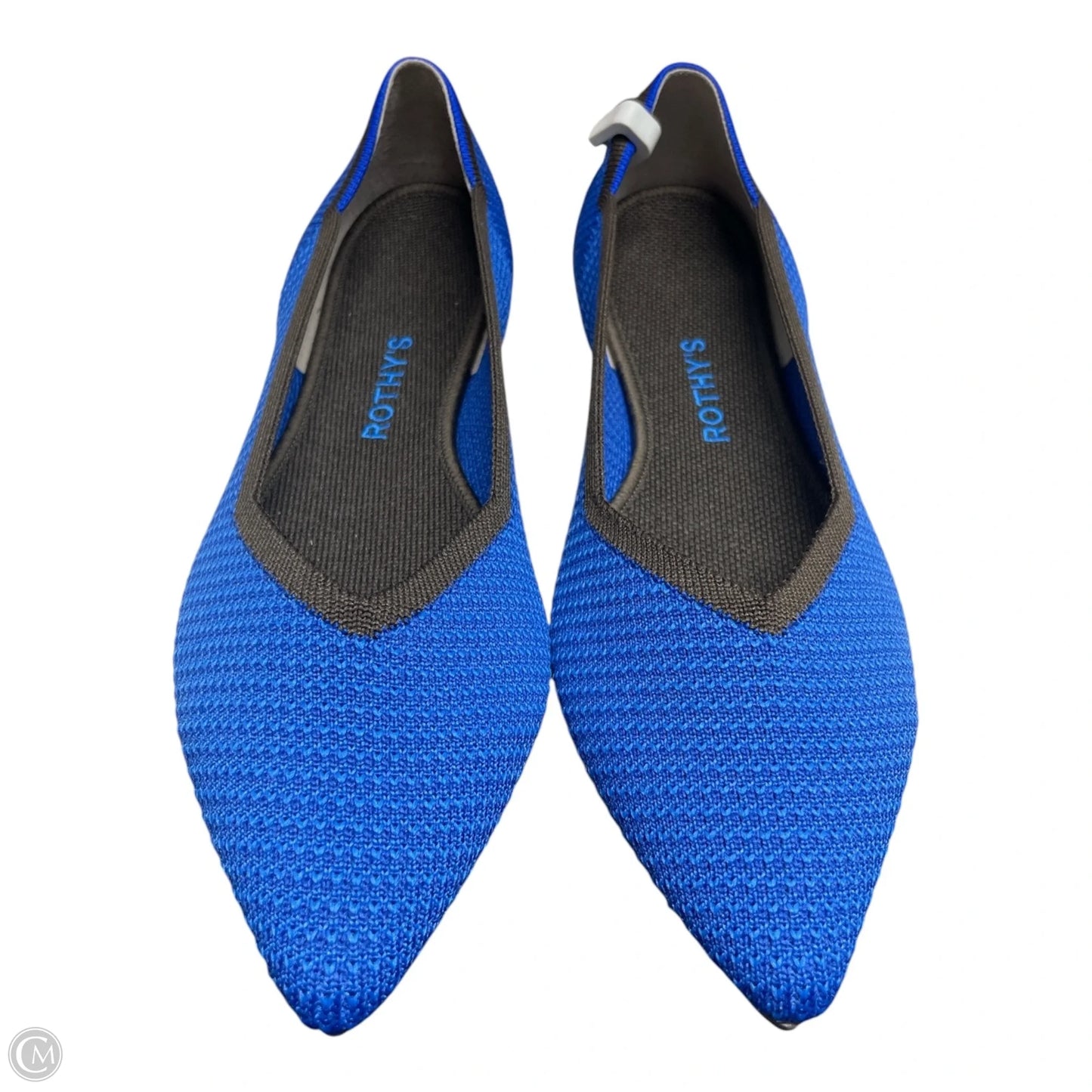 Shoes Flats By Rothys In Blue & White, Size: 10.5