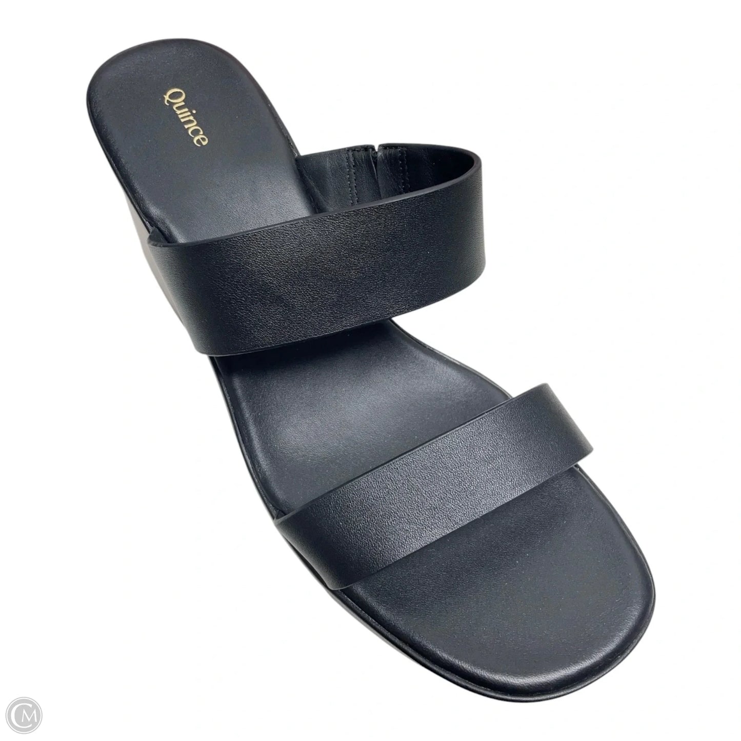 Shoes Heels Platform By Quince In Black, Size: 9