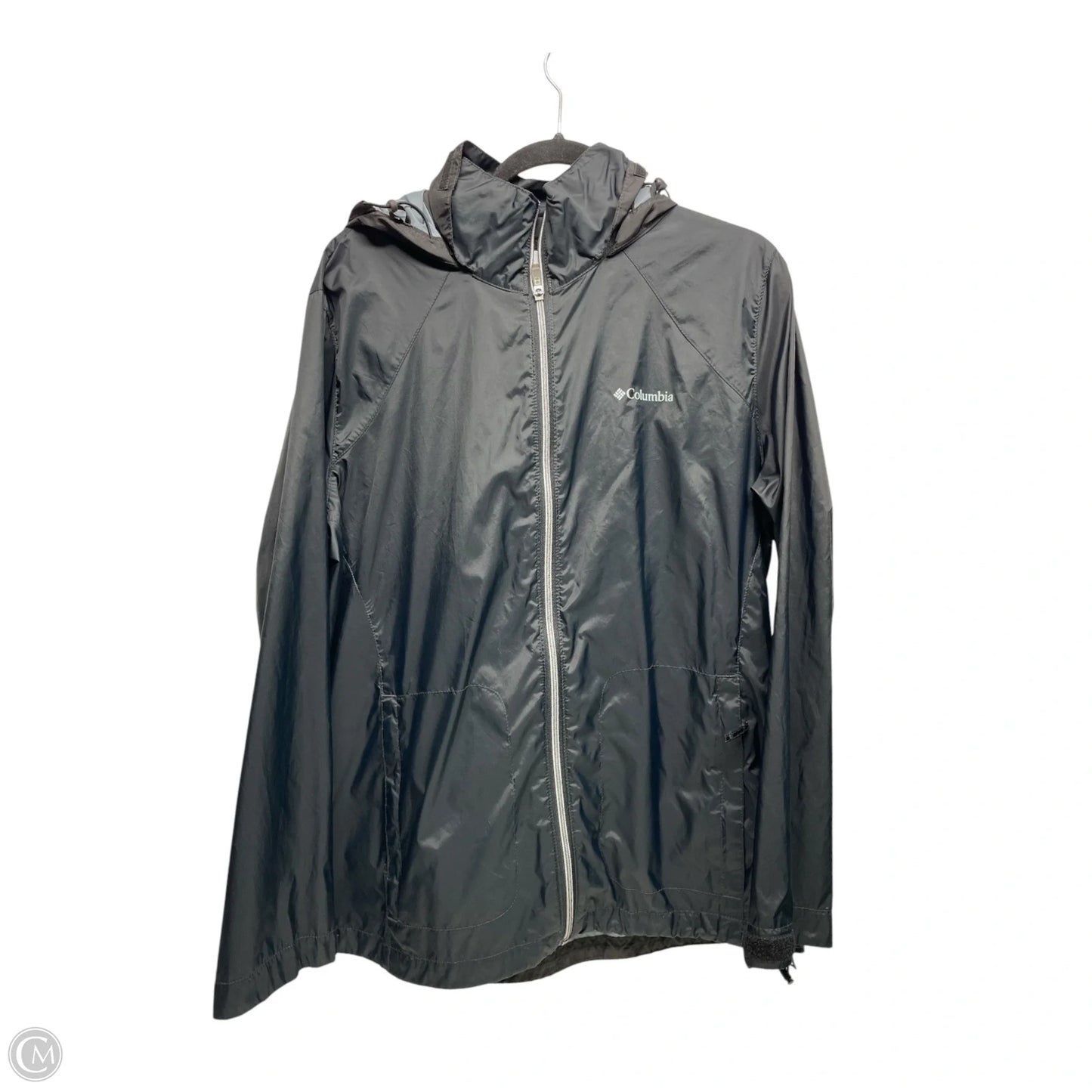 Jacket Windbreaker By Columbia In Black, Size: Xl