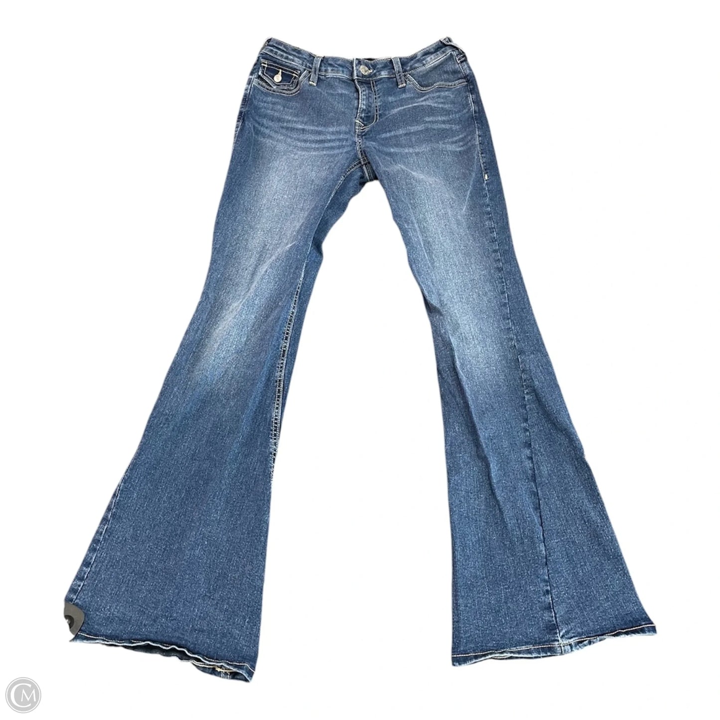 Jeans Wide Leg By True Religion In Blue Denim, Size: 6