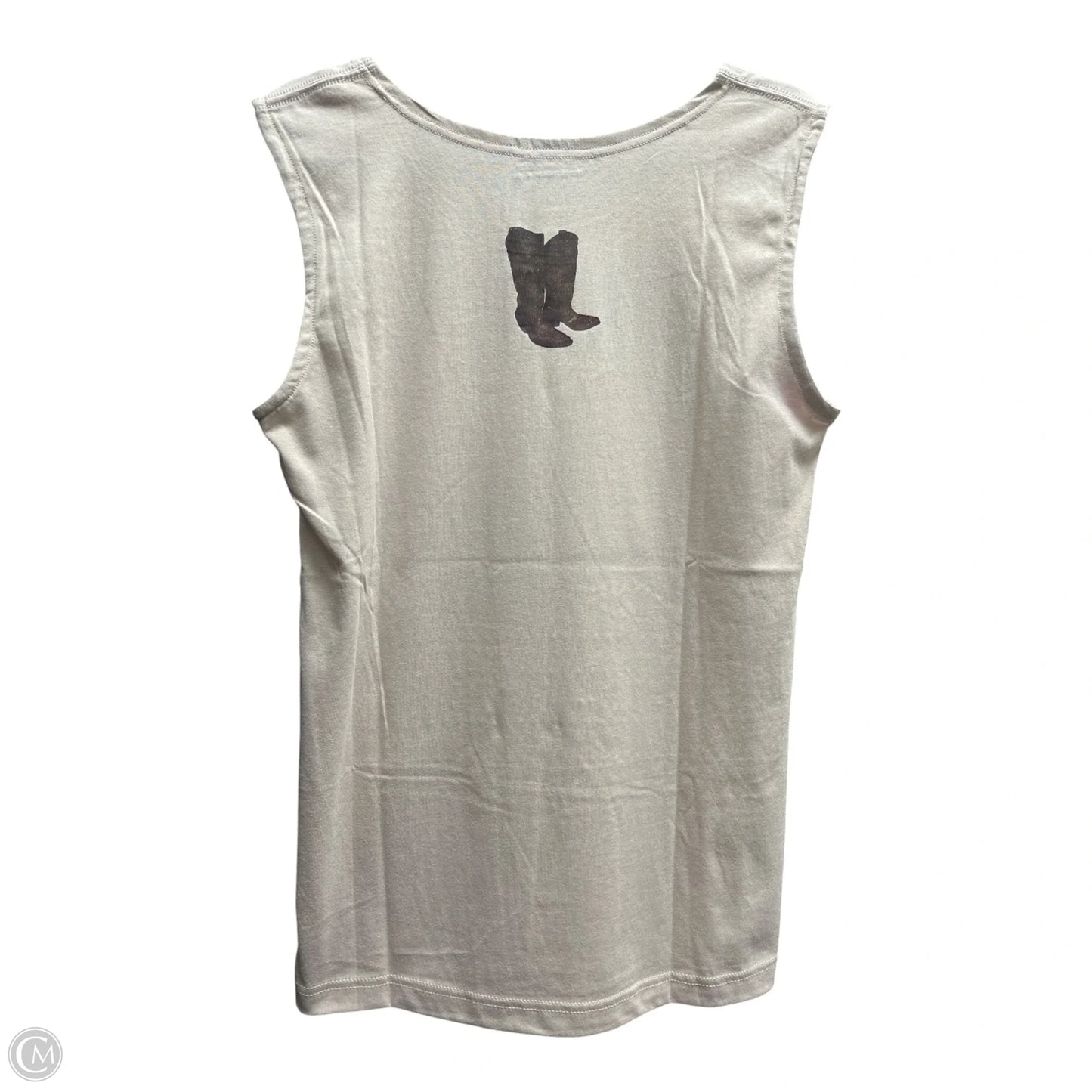 Top Sleeveless By The Crystal Ranch In Brown & Pink, Size: M