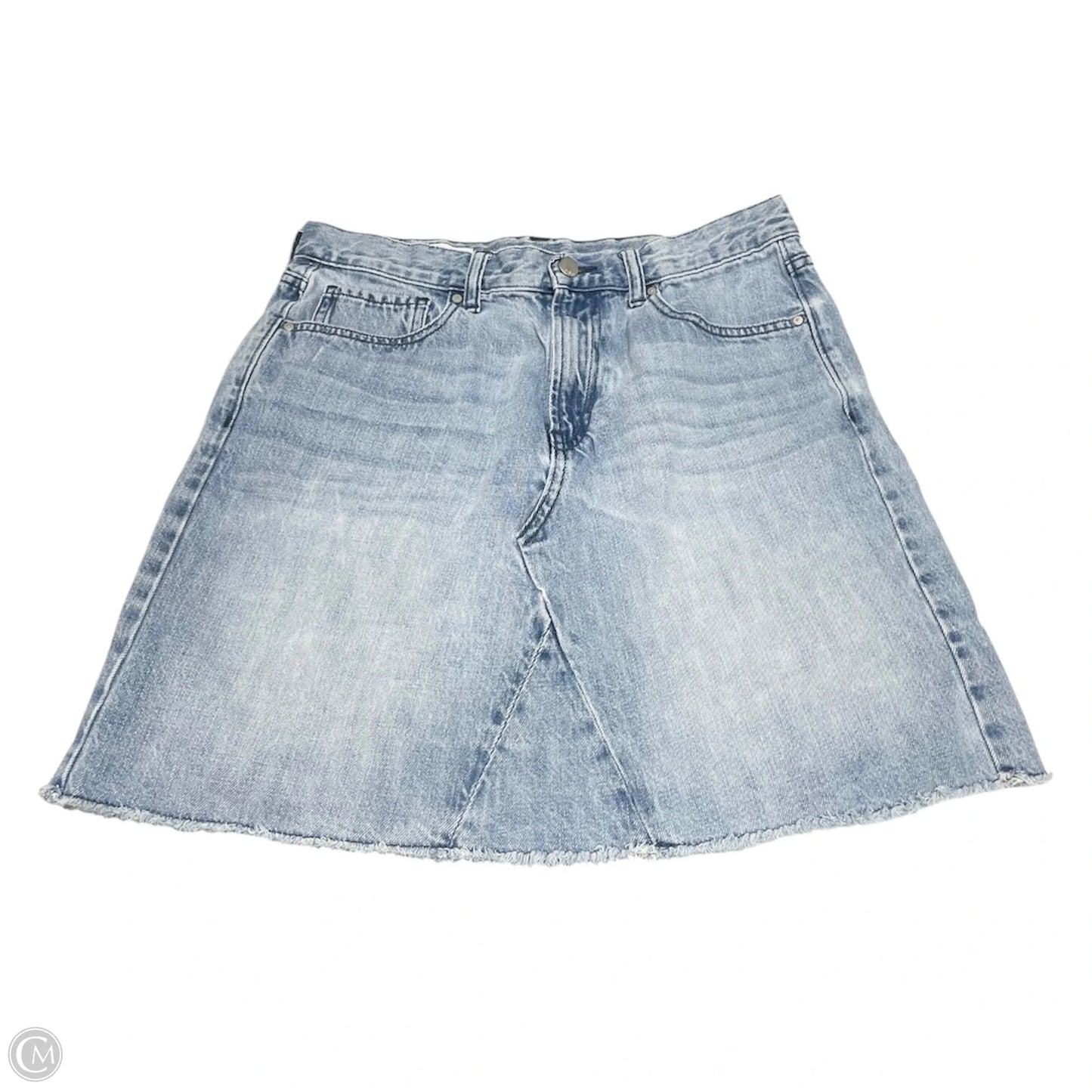 Skirt Mini & Short By Gap In Black Denim, Size: 8