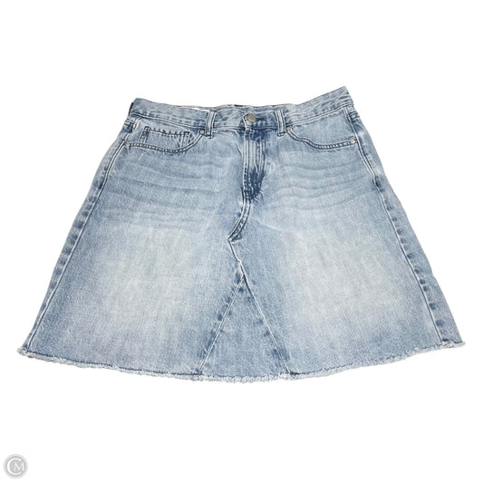 Skirt Mini & Short By Gap In Black Denim, Size: 8