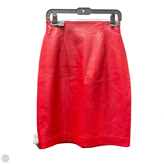 Skirt Mini & Short By Clothes Mentor In Red, Size: 8