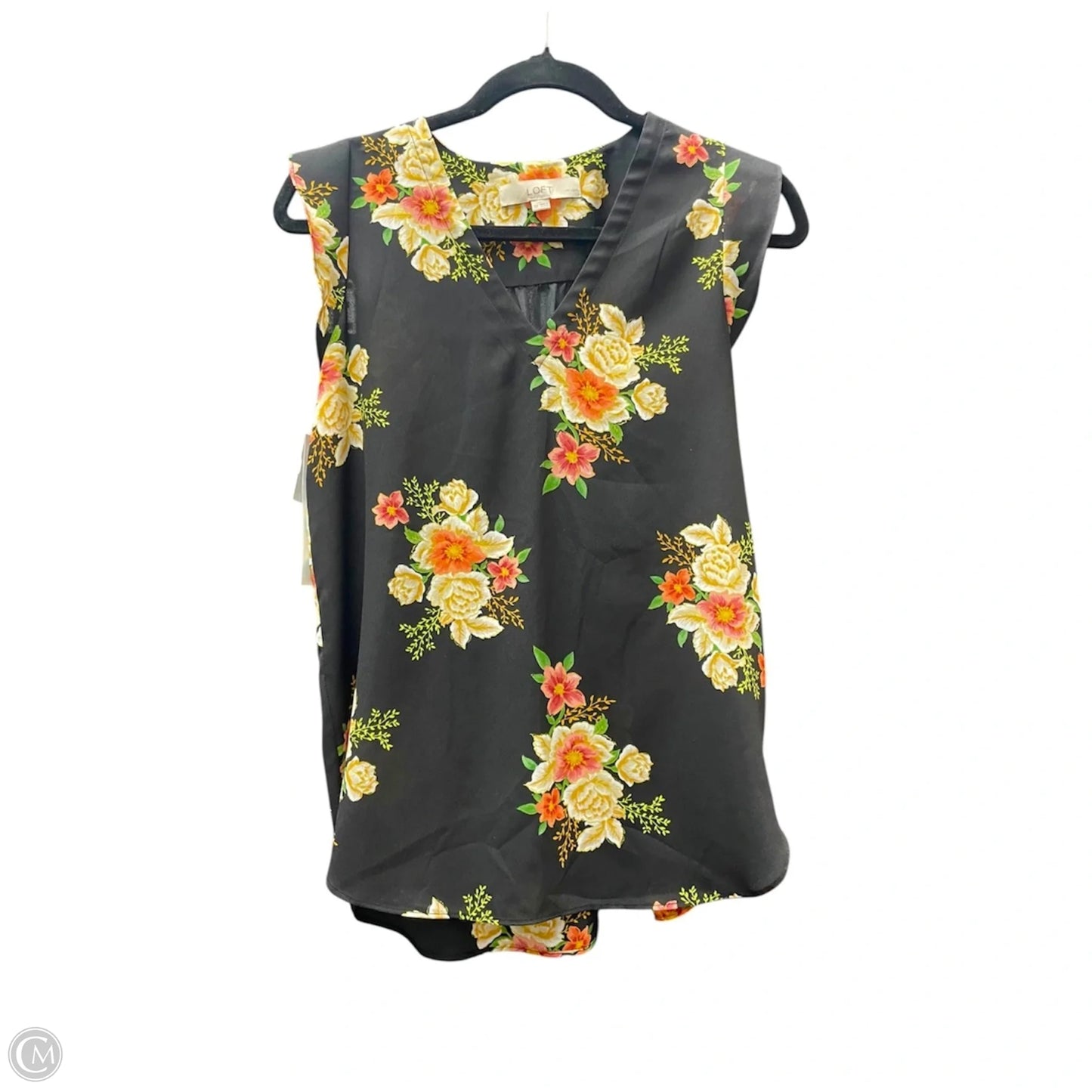 Top Short Sleeve By Loft In Floral Print, Size: Sp