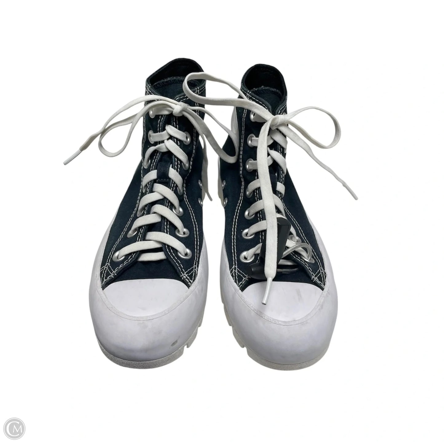 Shoes Athletic By Converse In Black & White, Size: 7