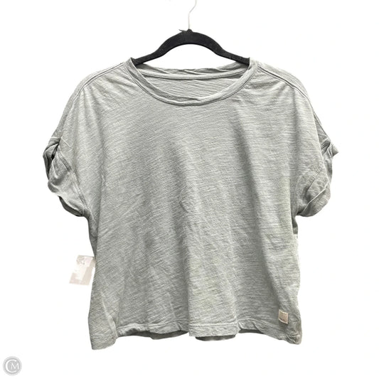 Top Short Sleeve By Vuori In Green, Size: M