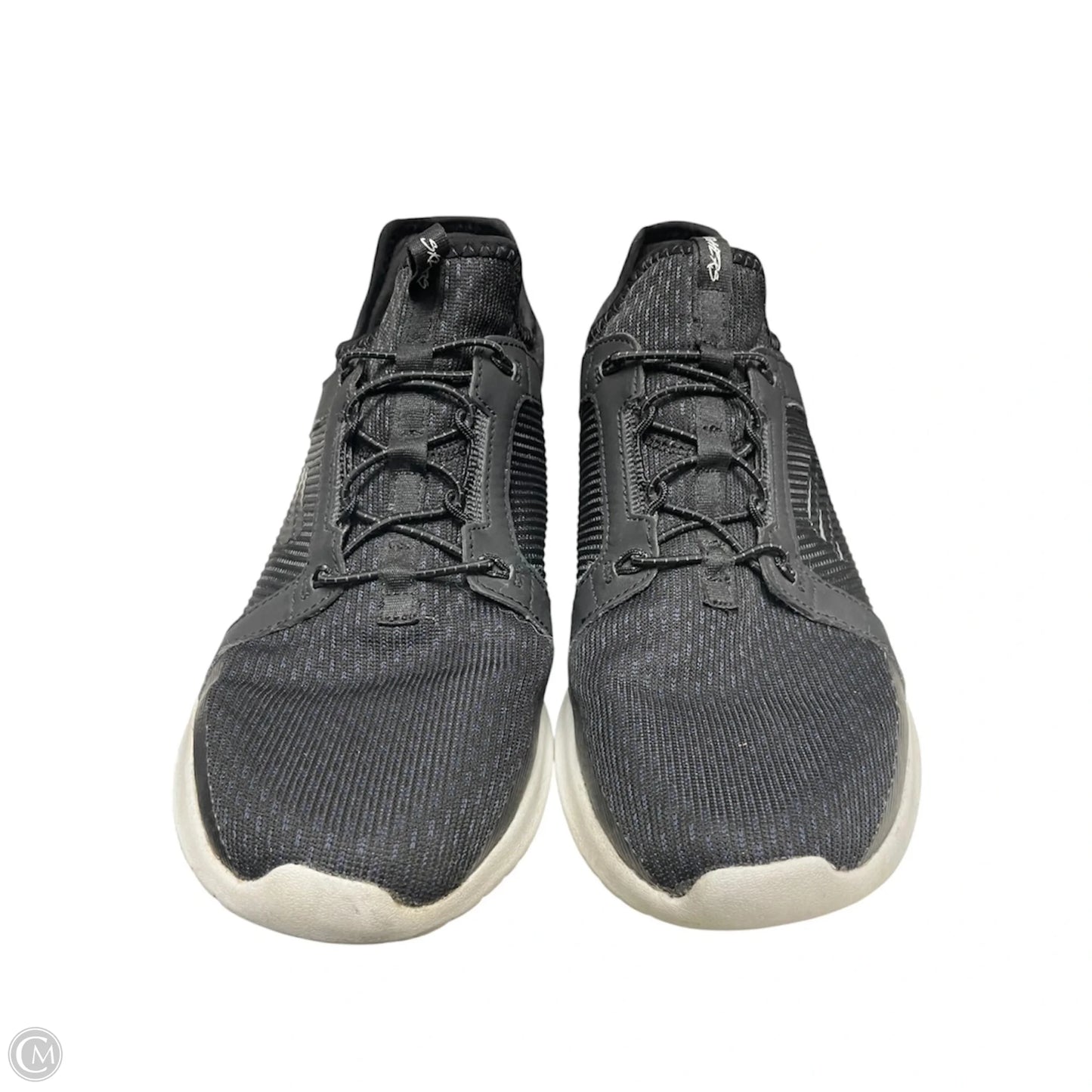Shoes Athletic By Skechers In Black & White, Size: 8.5
