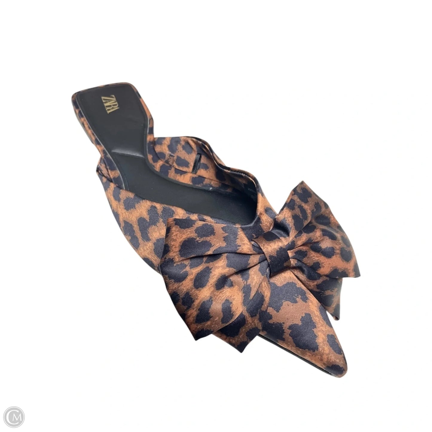 Sandals Flats By Zara In Animal Print, Size: 9