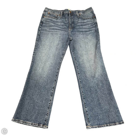 Jeans Boot Cut By Madewell In Blue Denim, Size: 16