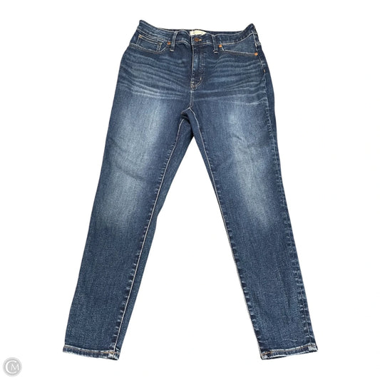 Jeans Skinny By Madewell In Blue Denim, Size: 14