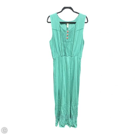 Dress Casual Maxi By Matilda Jane In Green, Size: L