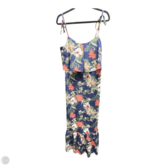Dress Casual Maxi By Banana Republic In Floral Print, Size: 10