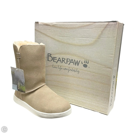 Boots Mid-calf Flats By Bearpaw In Tan, Size: 8
