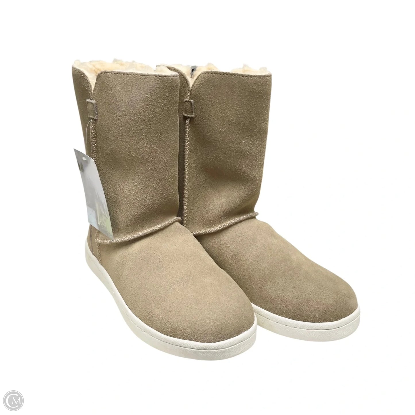 Boots Mid-calf Flats By Bearpaw In Tan, Size: 8