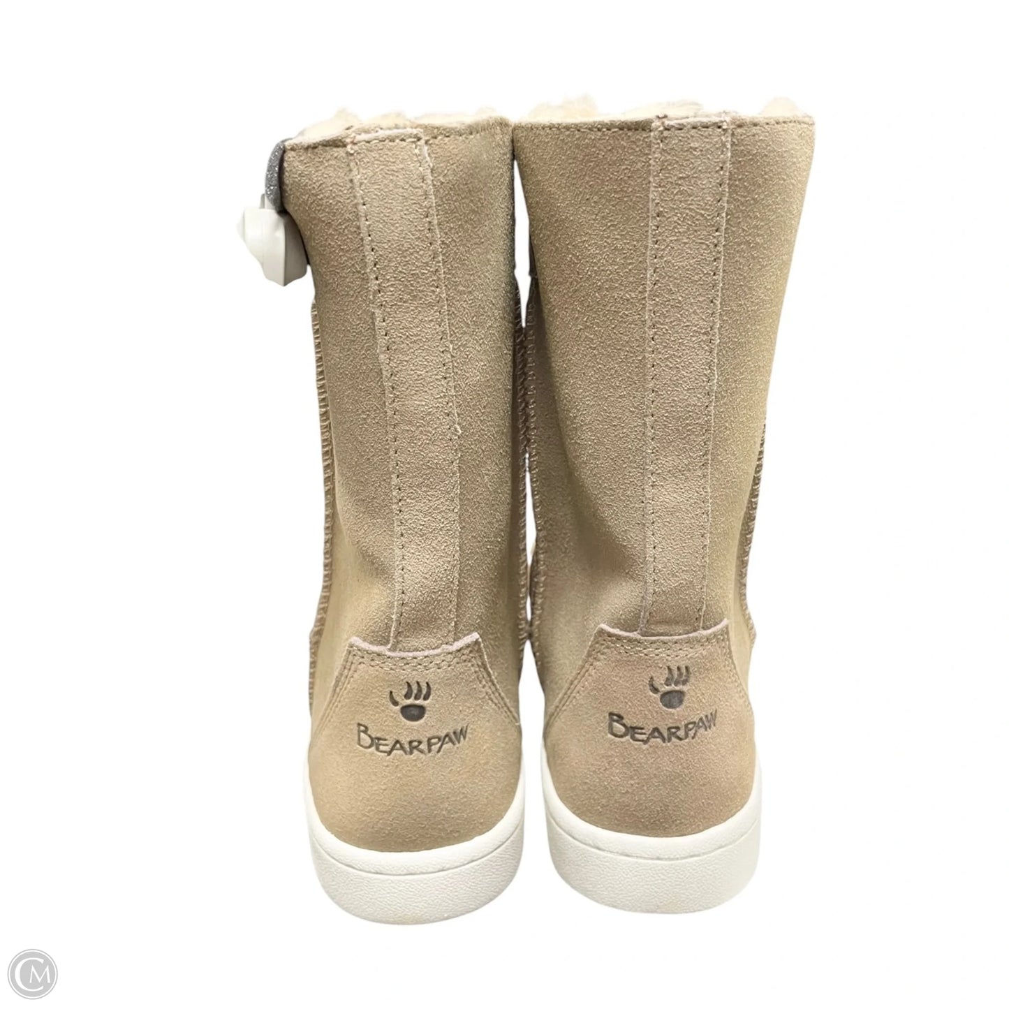 Boots Mid-calf Flats By Bearpaw In Tan, Size: 8