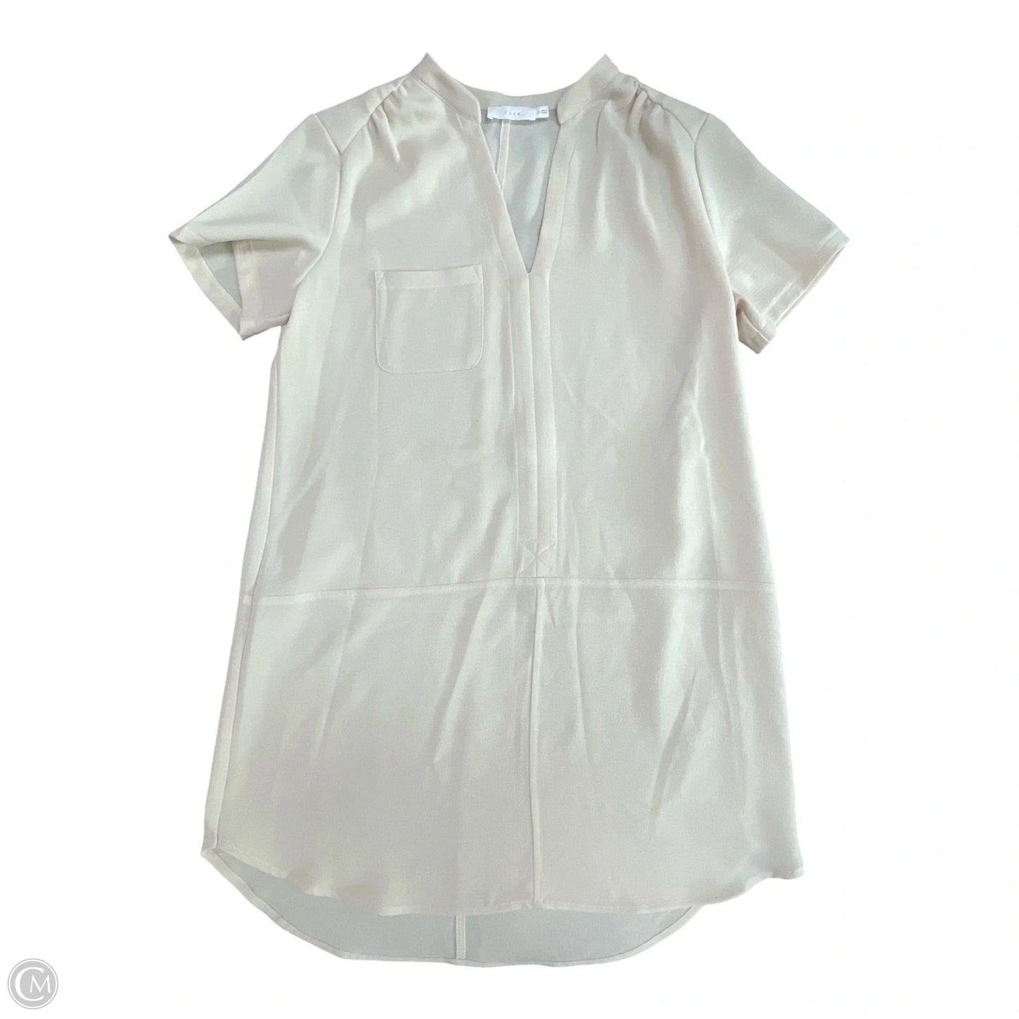 Dress Casual Short By Lush In Cream, Size: M