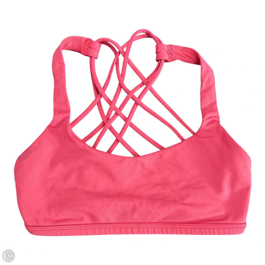 Athletic Bra By Lululemon In Pink, Size: 2