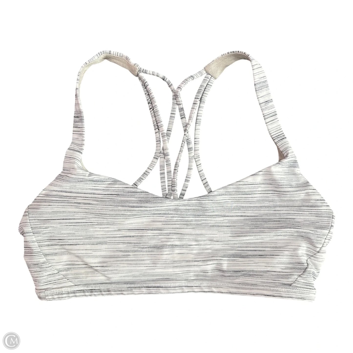 Athletic Bra By Lululemon In Black & White, Size: Xs