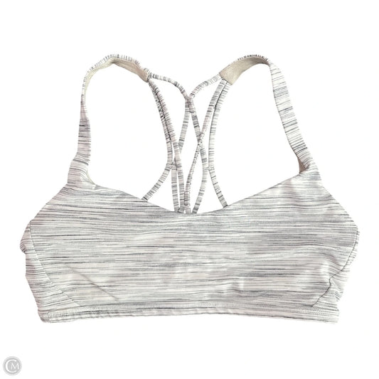 Athletic Bra By Lululemon In Black & White, Size: Xs