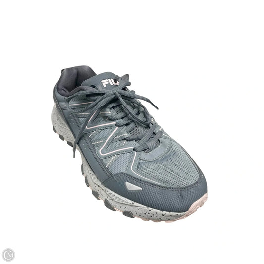 Shoes Athletic By Fila In Grey & Pink, Size: 11