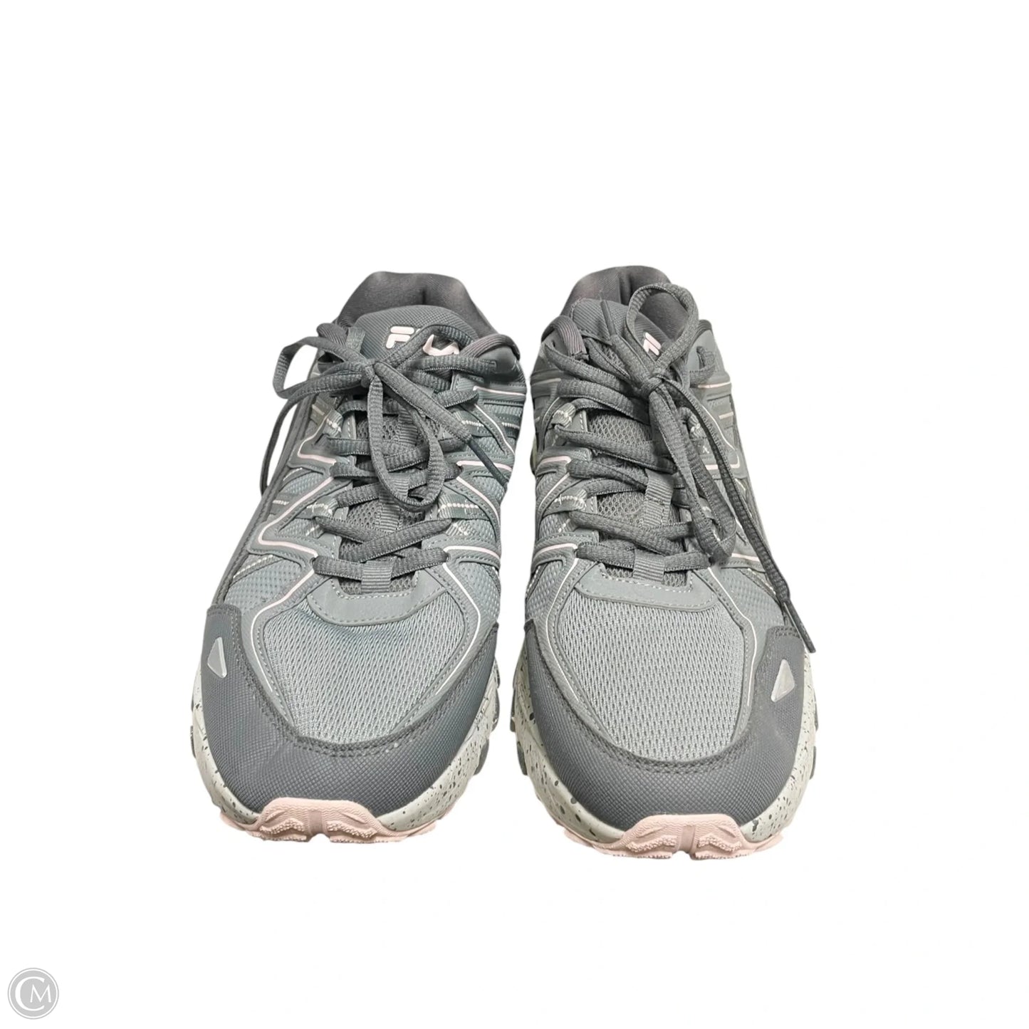 Shoes Athletic By Fila In Grey & Pink, Size: 11