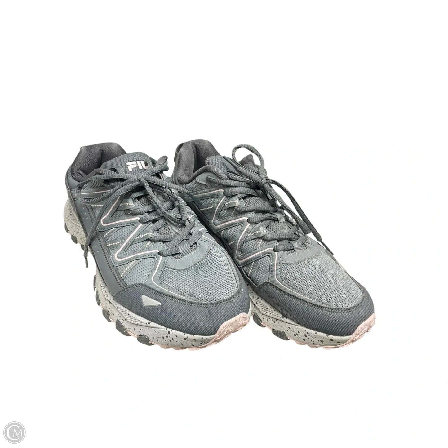 Shoes Athletic By Fila In Grey & Pink, Size: 11