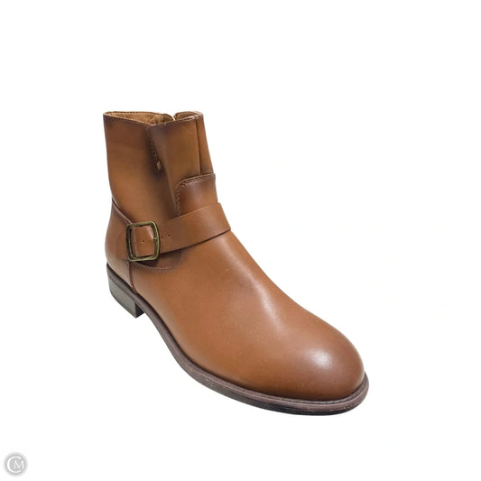 Boots Ankle Flats By Frye And Co In Brown, Size: 11