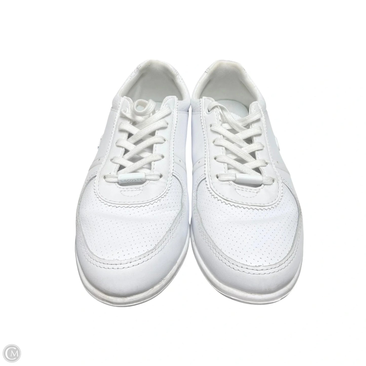 Shoes Athletic By Lacoste In White, Size: 6.5