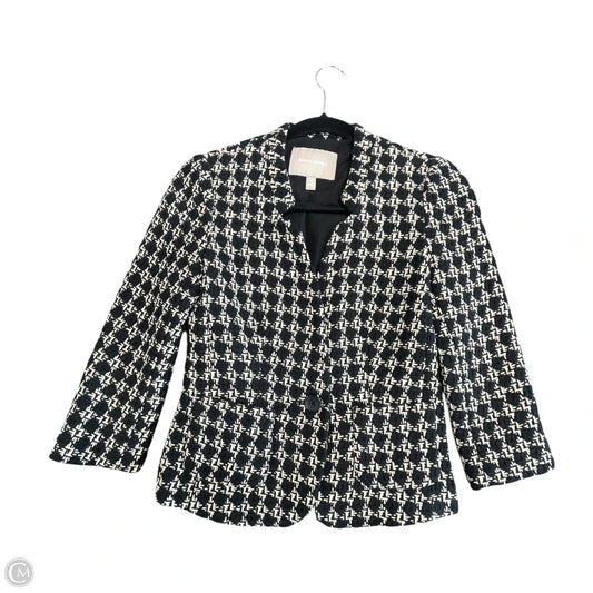 Blazer By Banana Republic In Black & White, Size: 0