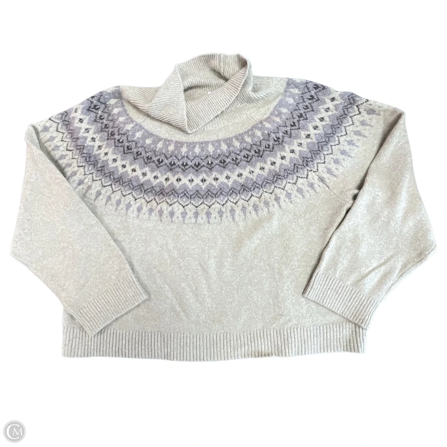 Sweater By Haven In Brown & Purple, Size: 2x