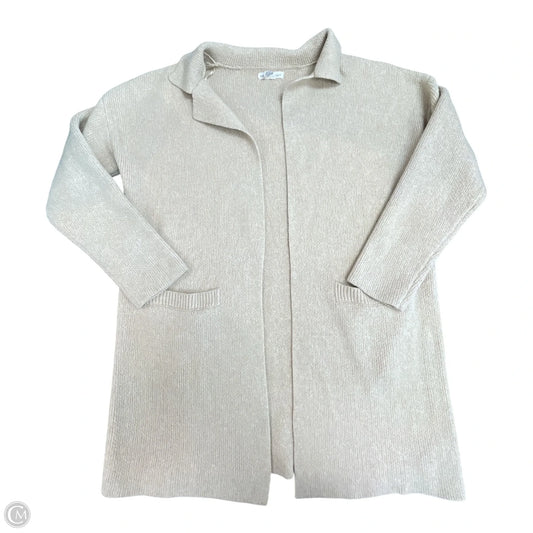Cardigan By Happily Grey In Tan, Size: Xl