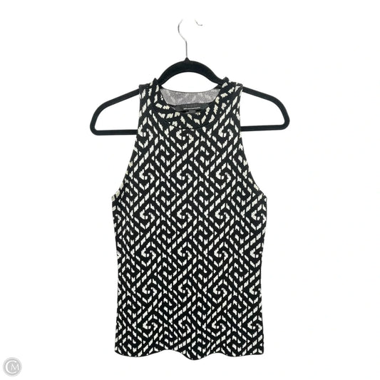 Top 2pc Sleeveless By White House Black Market In Black & White, Size: Xs