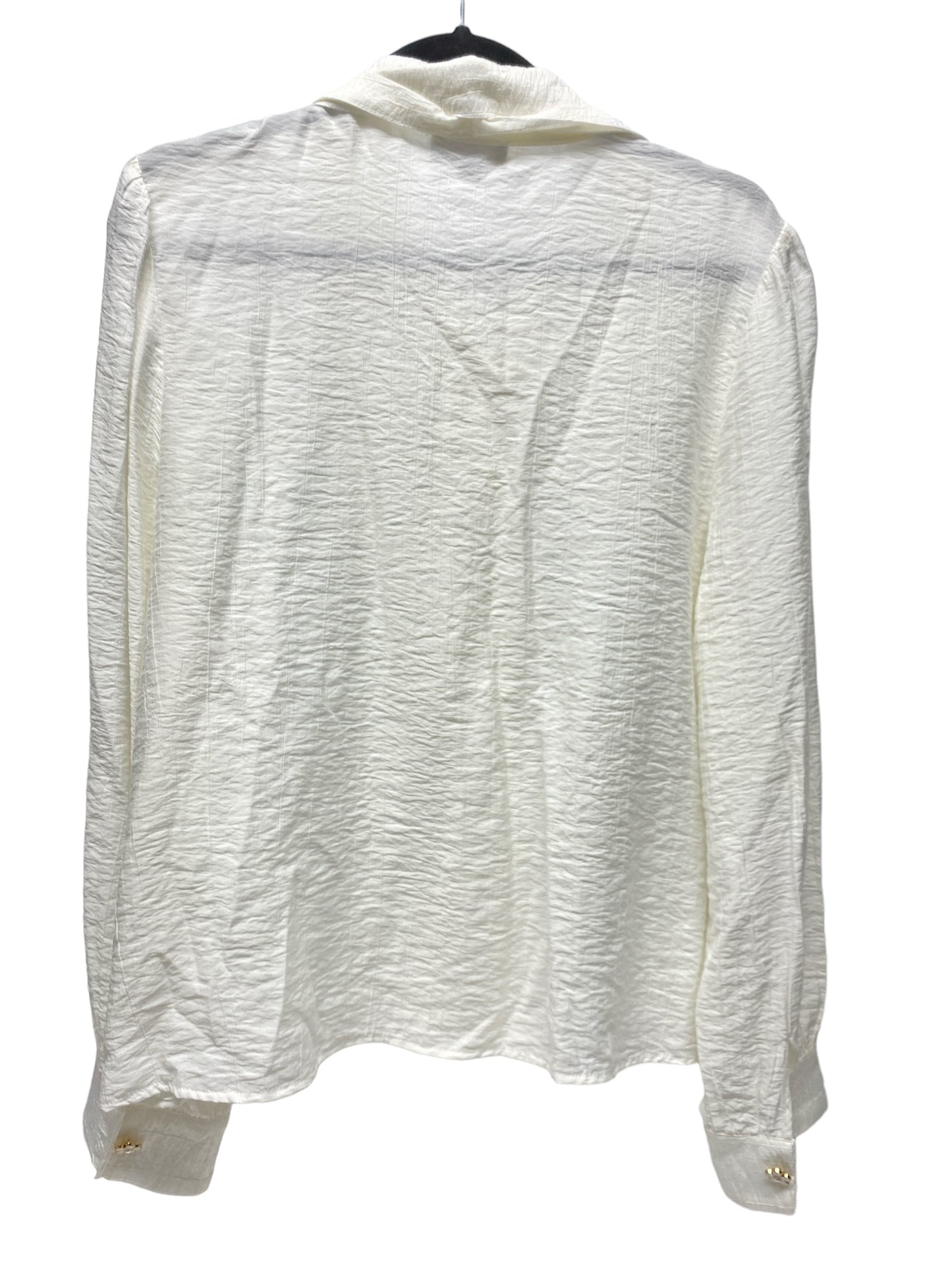 Top Long Sleeve By Gigio In Cream, Size: L