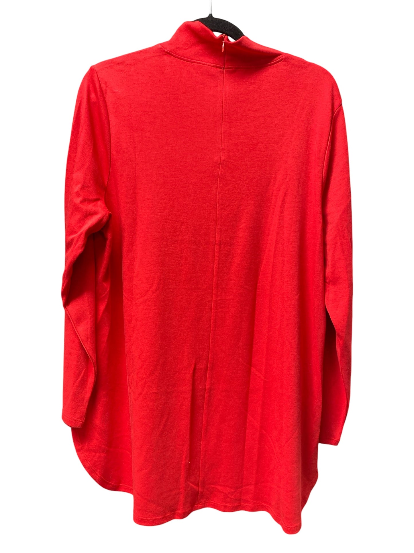 Top Long Sleeve By Chicos In Red, Size: Xl