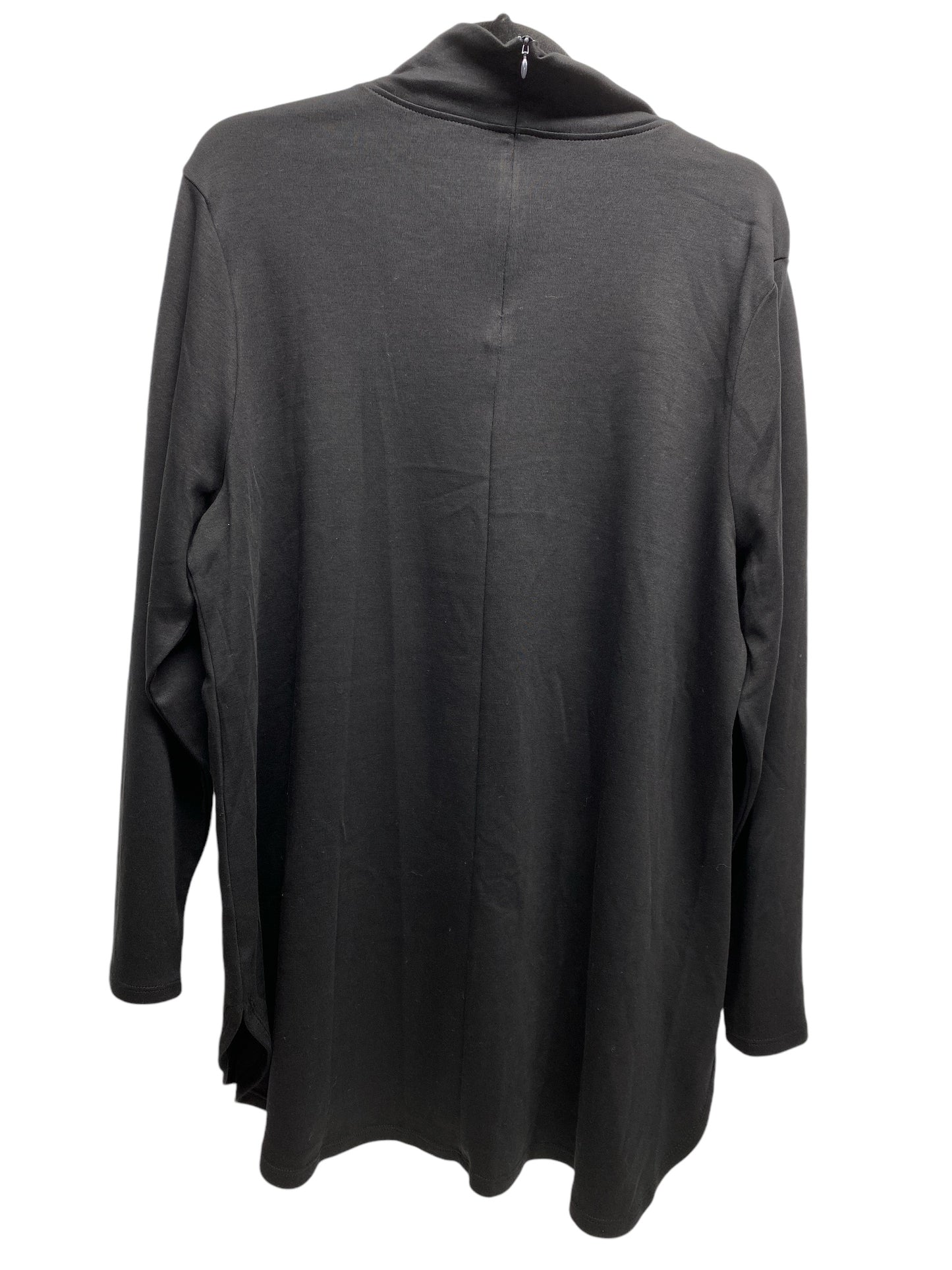 Top Long Sleeve By Chicos In Black, Size: Xl