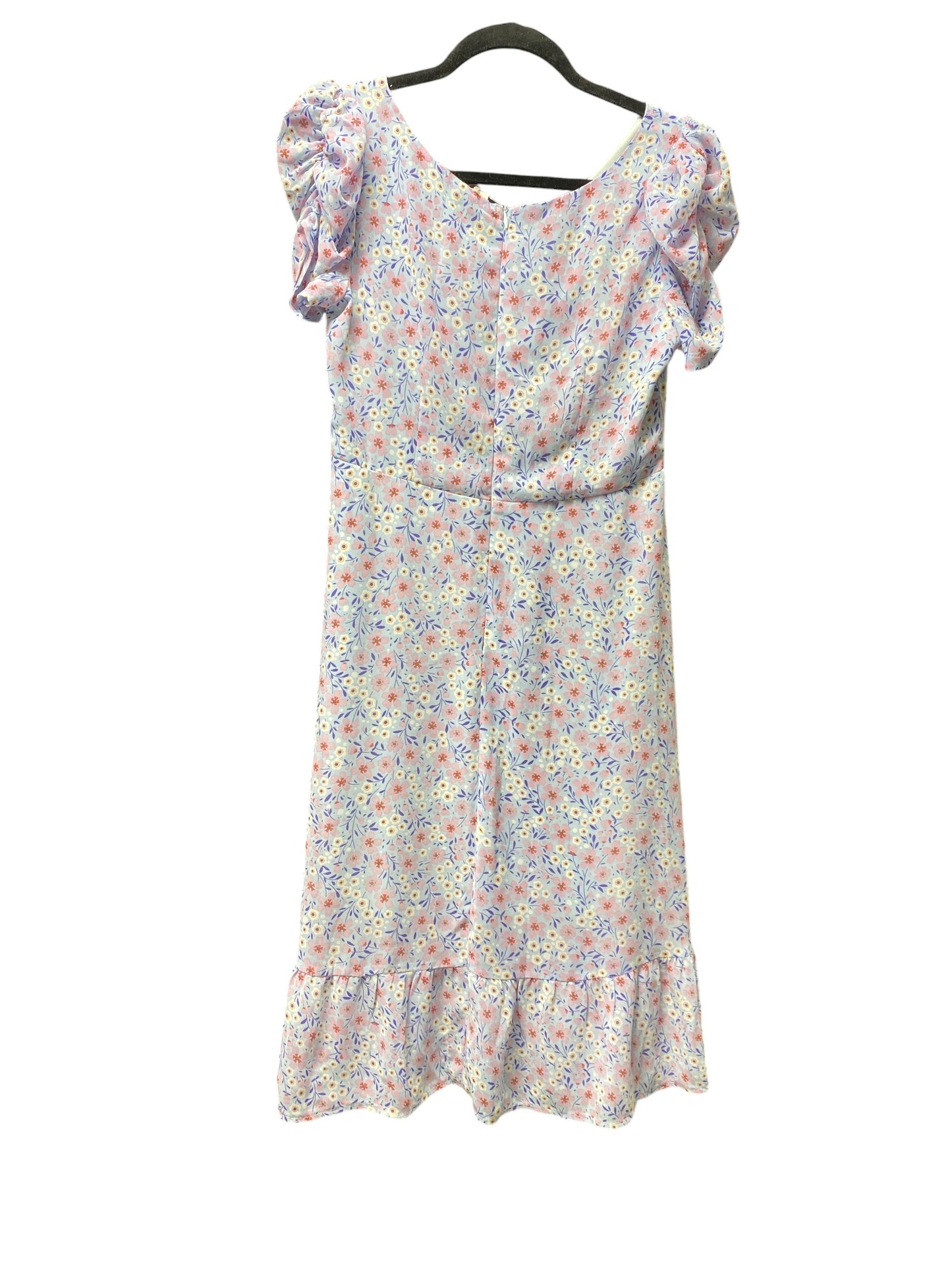 Dress Casual Short By Clothes Mentor In Floral Print, Size: Xxl