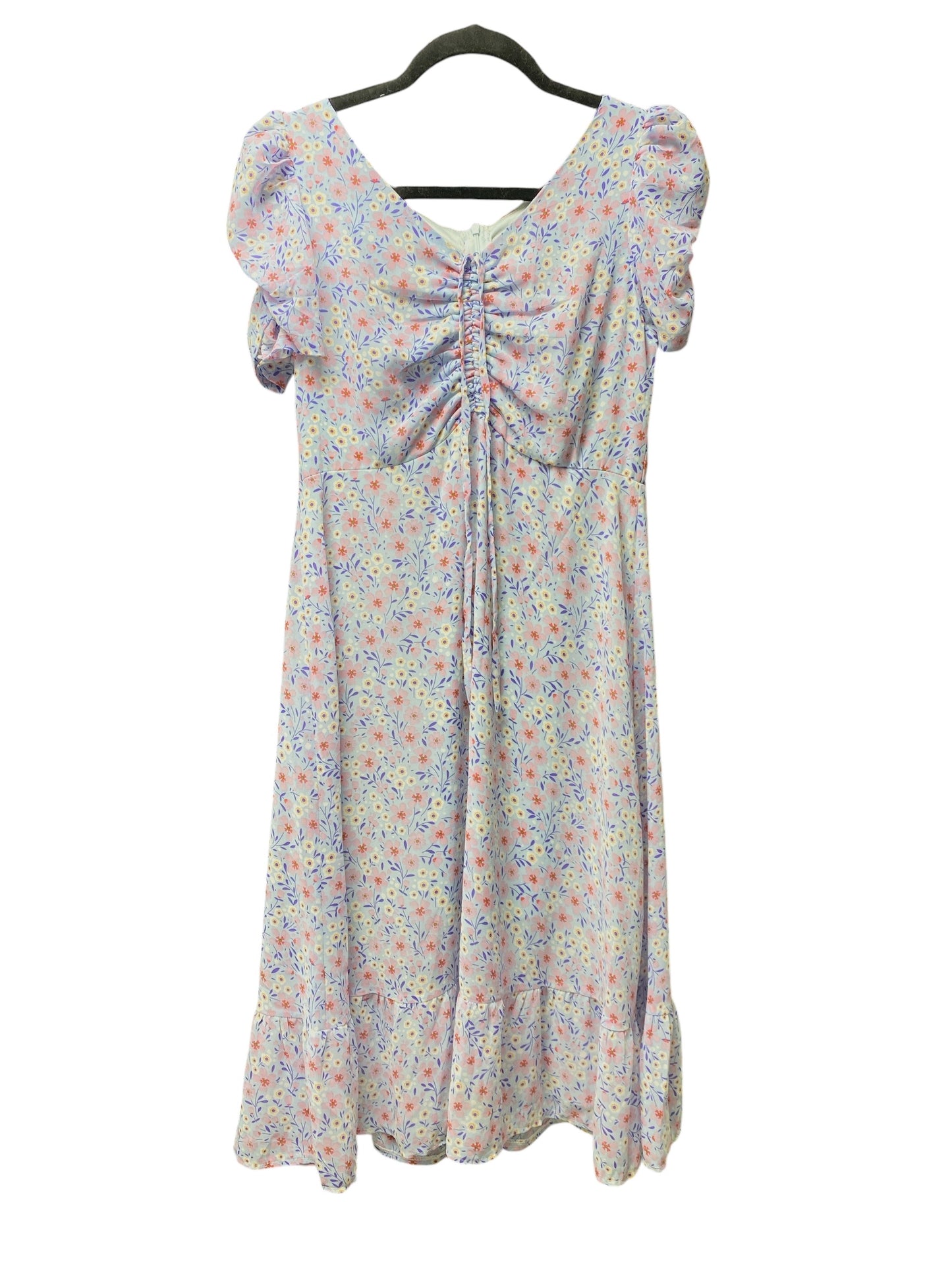 Dress Casual Short By Clothes Mentor In Floral Print, Size: Xxl