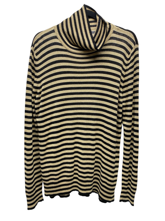 Top Long Sleeve By Joseph A. In Striped Pattern, Size: Xl