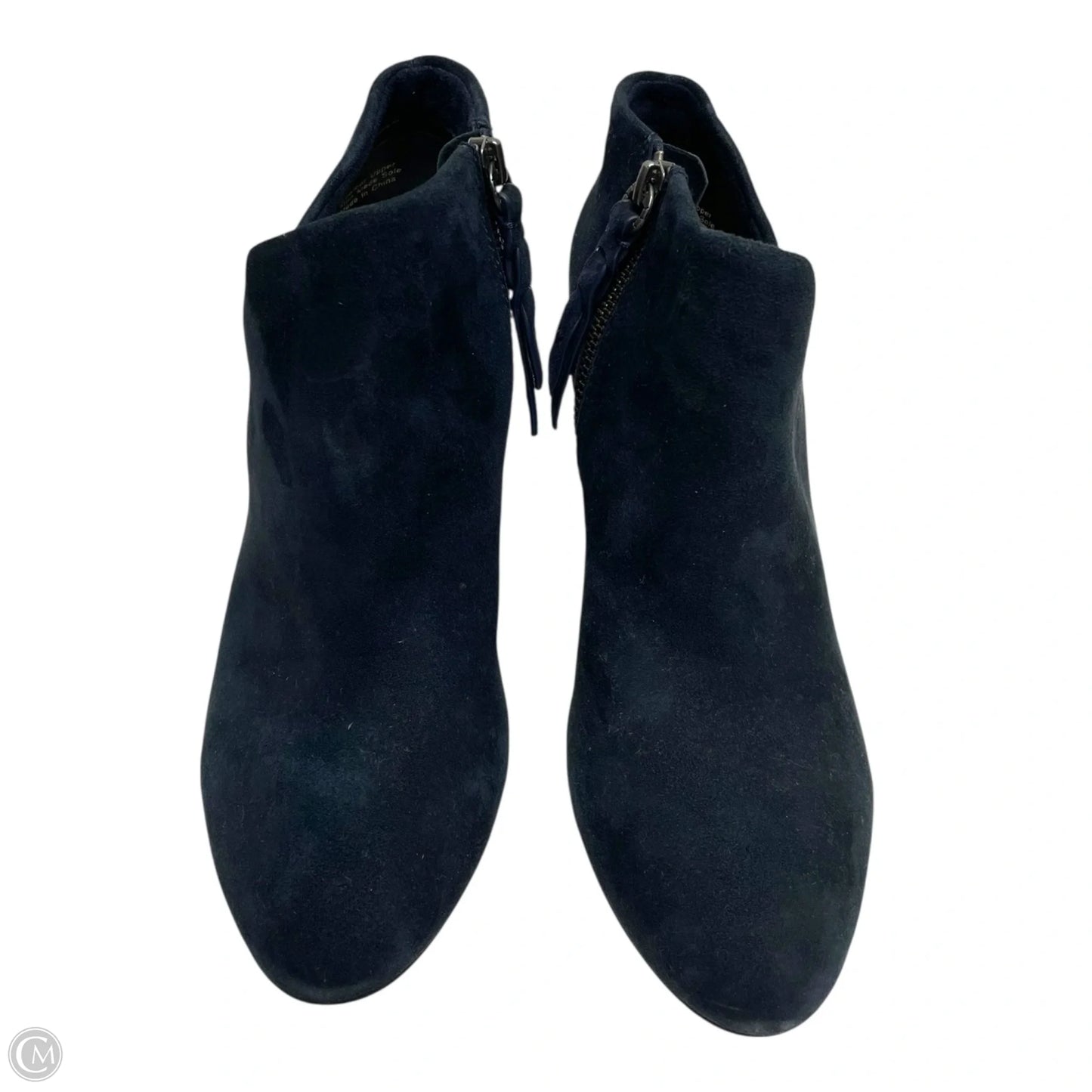 Boots Ankle Heels By Splendid In Navy, Size: 7