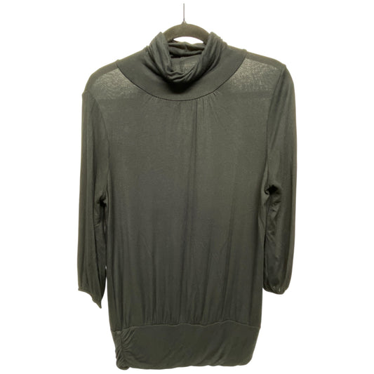 Top 3/4 Sleeve By Storm In Black, Size: M