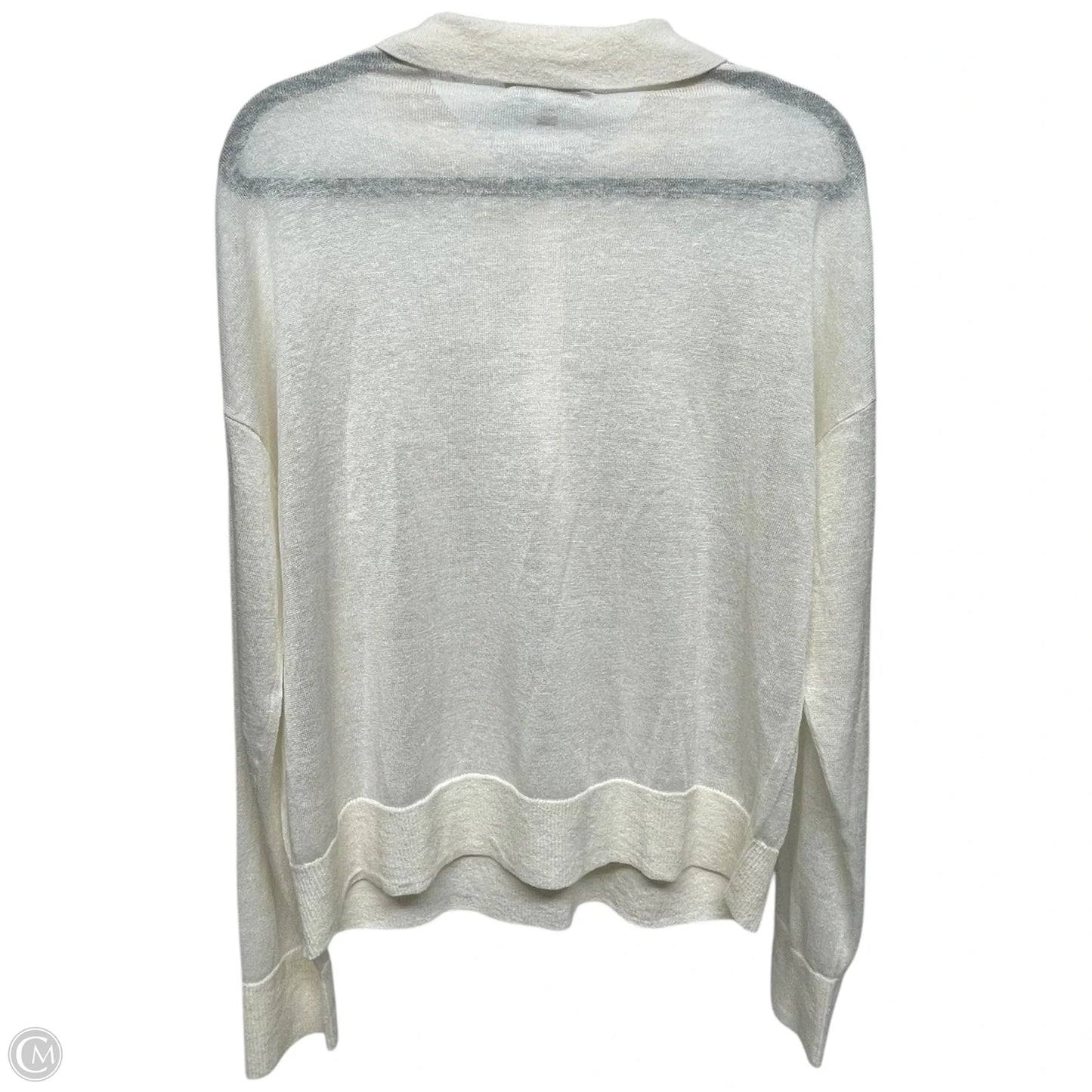 Sweater By Banana Republic In Cream, Size: L