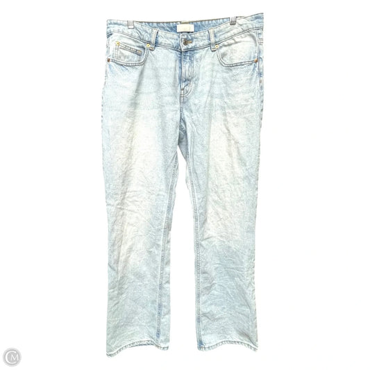 Jeans Straight By H&m In Blue Denim, Size: 10