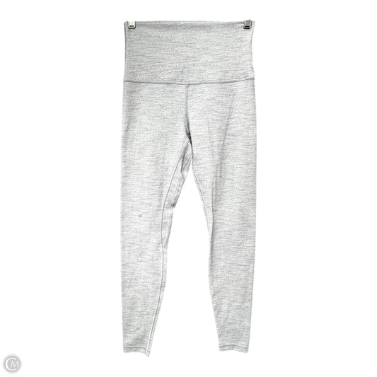 Athletic Leggings By Lululemon In Grey, Size: 8