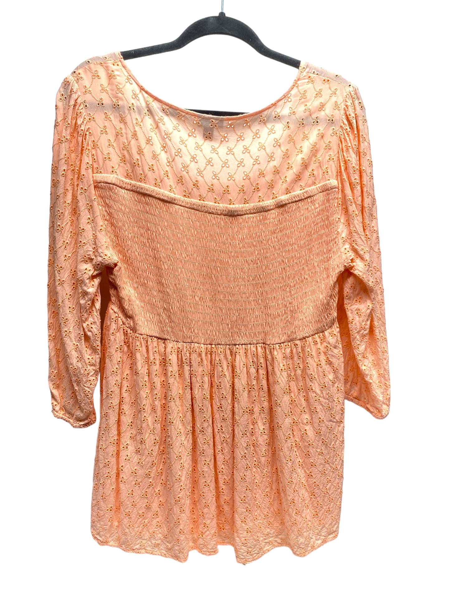 Top Long Sleeve By Torrid In Peach, Size: Xl