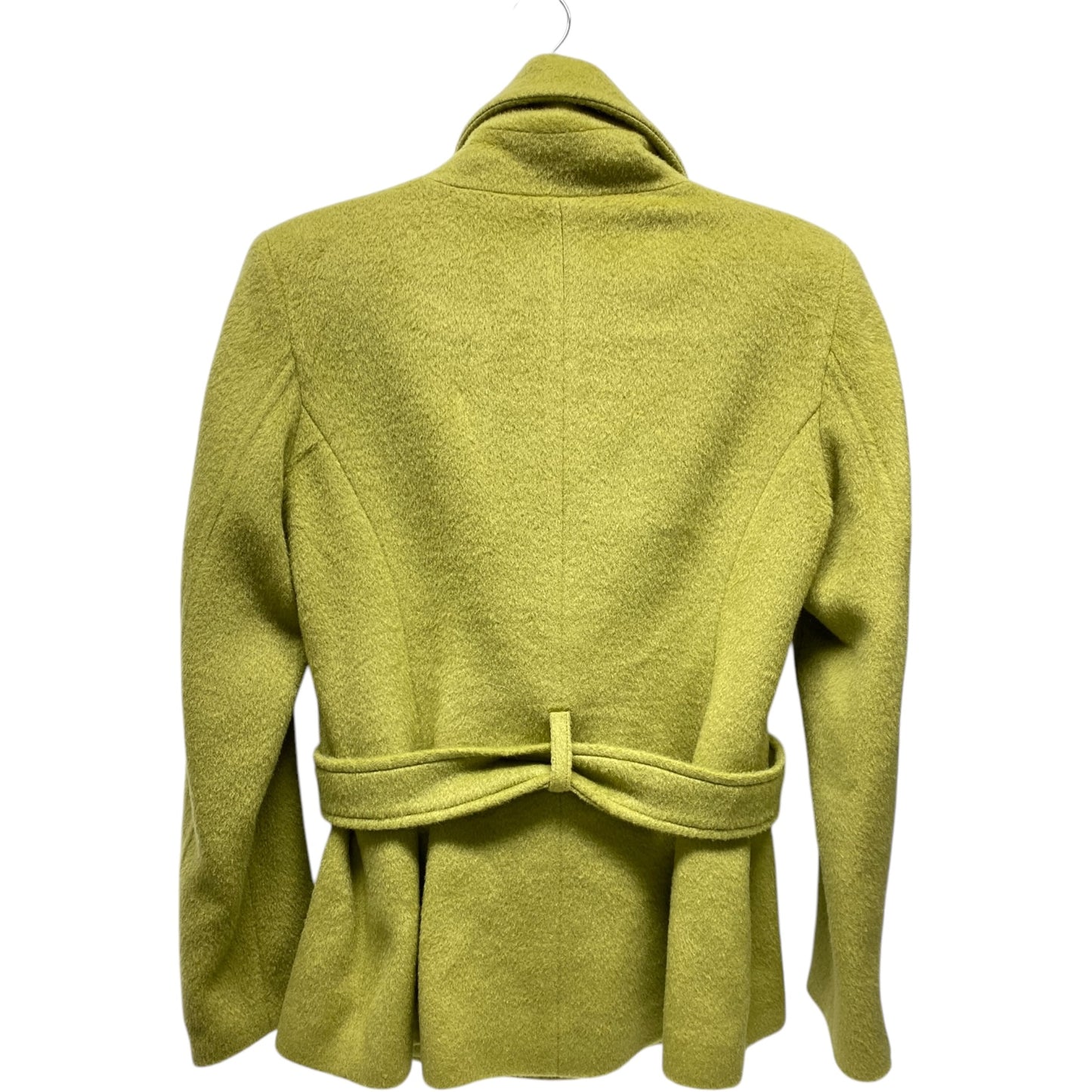 Coat Wool By Clothes Mentor In Green, Size: S